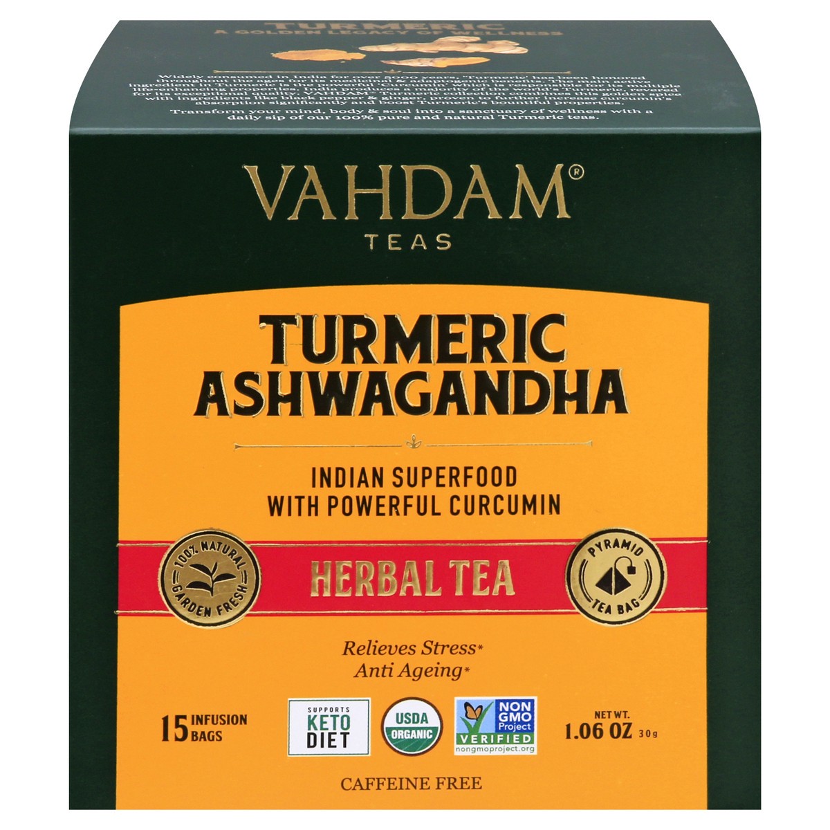slide 7 of 10, Vahdam Herbal Tea - 15 ct, 15 ct