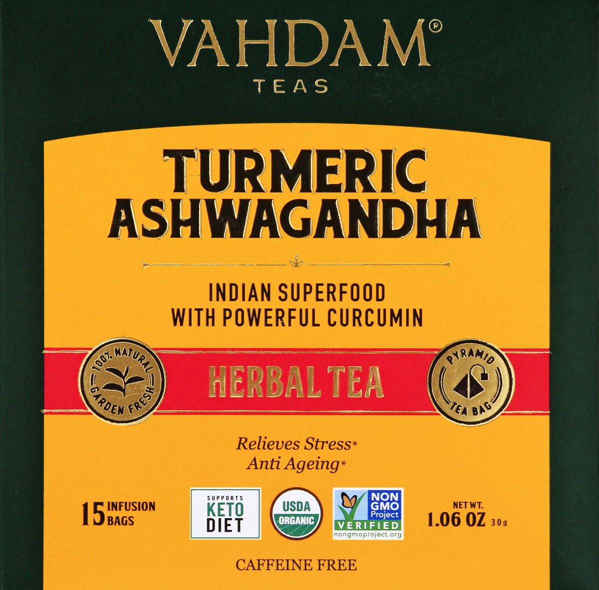 slide 1 of 10, Vahdam Herbal Tea - 15 ct, 15 ct