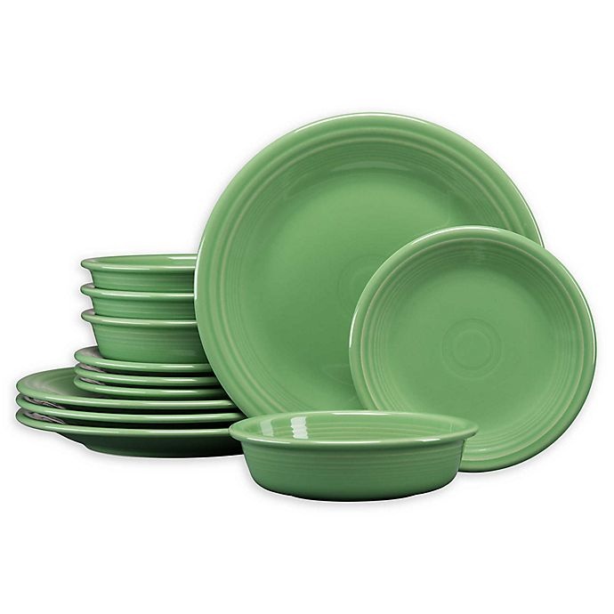 slide 1 of 5, Fiesta Classic Dinnerware Set - Meadow, 12 ct