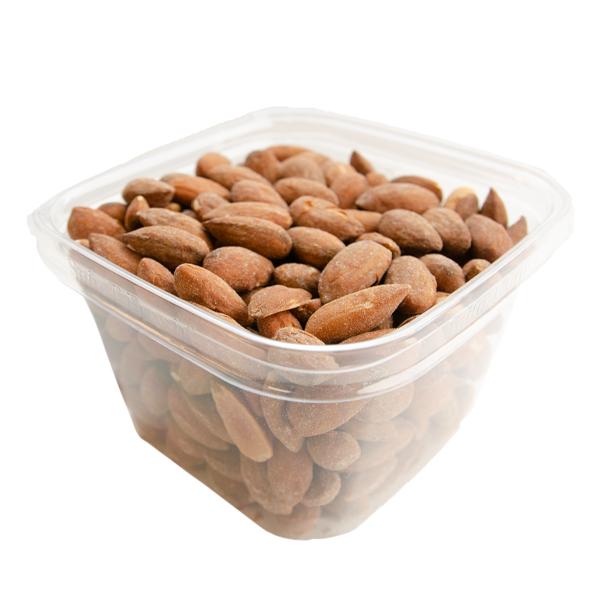 slide 1 of 1, L&B Roasted & Salted Almonds, 12 oz
