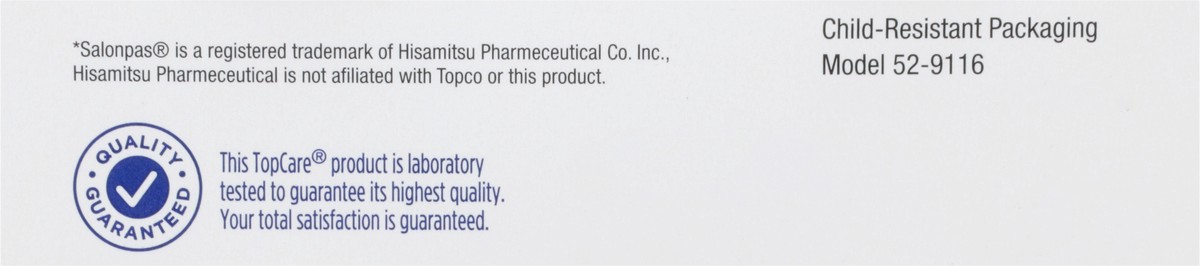 slide 9 of 9, TopCare Health Maximum Strength 4% Lidocaine Pain Relief Patch 6 ea, 6 ct