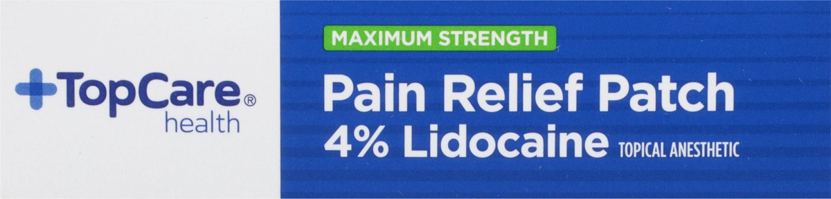 slide 5 of 9, TopCare Health Maximum Strength 4% Lidocaine Pain Relief Patch 6 ea, 6 ct