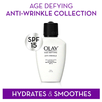 slide 12 of 29, Olay Age Defying Anti-Wrinkle Day Face Lotion with Sunscreen SPF 15, 3.4 fl oz, 100 ml