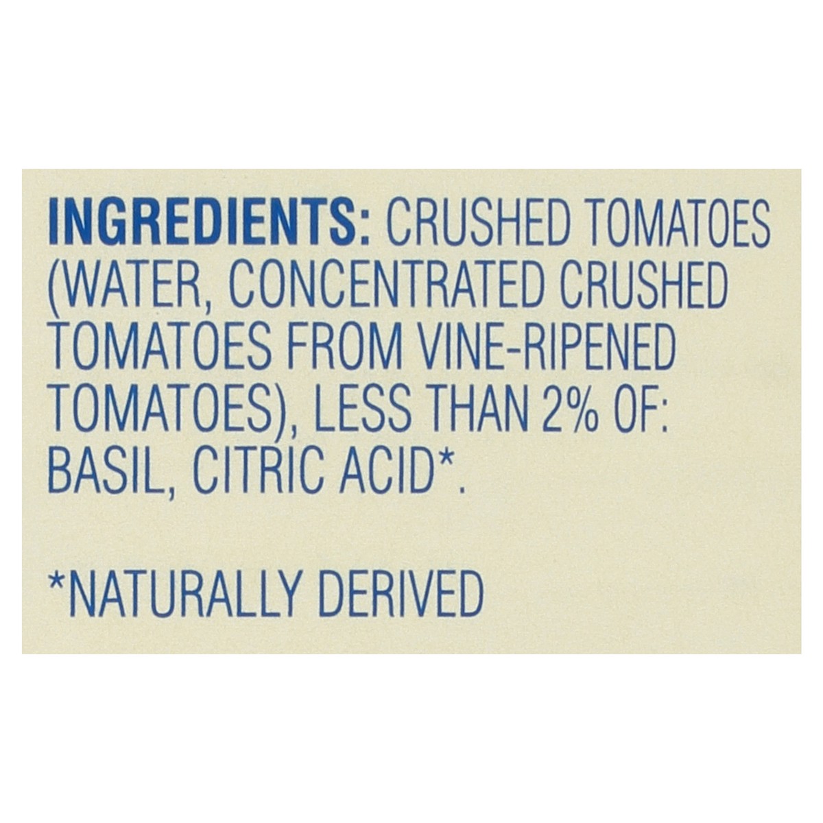 slide 11 of 11, Tuttorosso No Salt Added Crushed Tomatoes with Basil, 28 oz