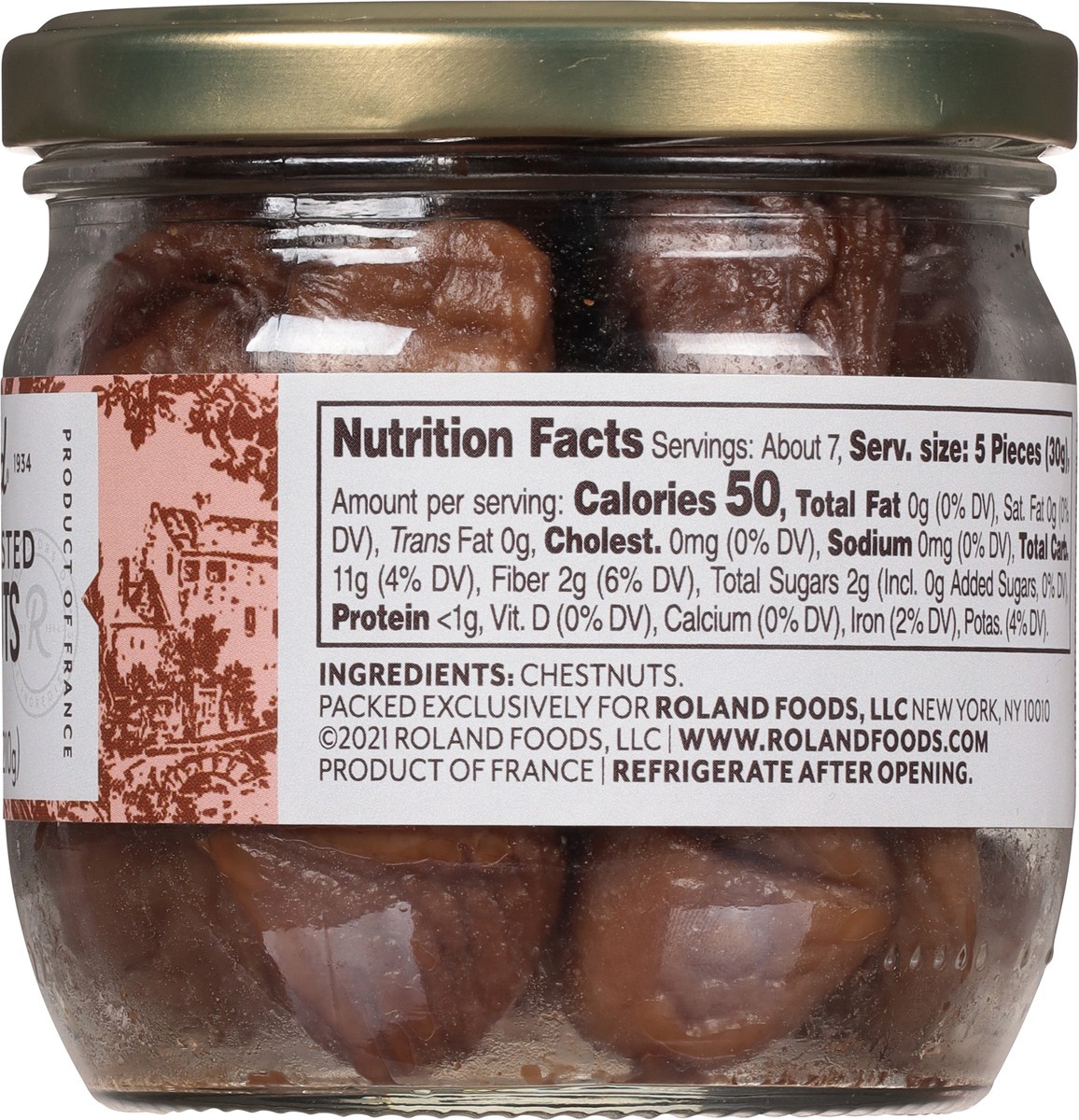 slide 11 of 13, Roland Whole Roasted Marrons Chestnuts - 7.4 oz, 7.4 oz