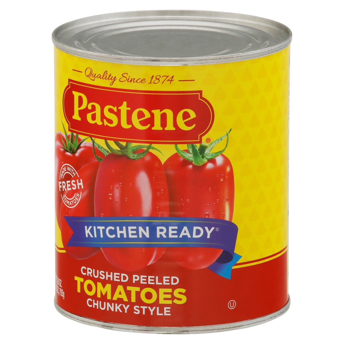 slide 4 of 11, Pastene Chunky Style Crushed Peeled Tomatoes 28 oz, 28 oz