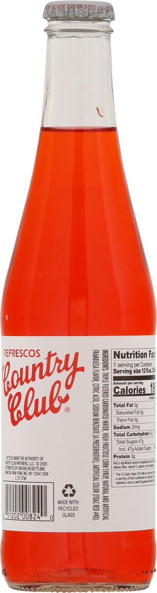 slide 2 of 13, Country Club Raspberry Soda - 12 fl oz, 12 fl oz
