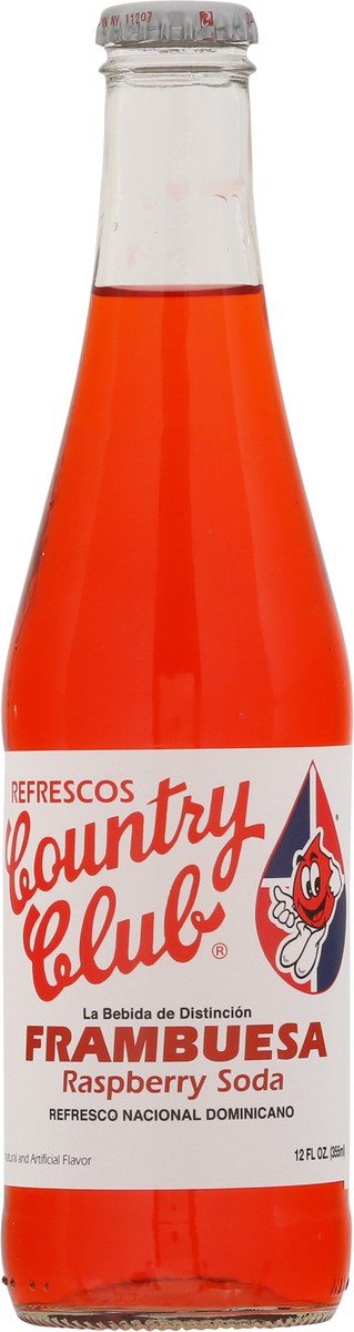 slide 11 of 13, Country Club Raspberry Soda - 12 fl oz, 12 fl oz