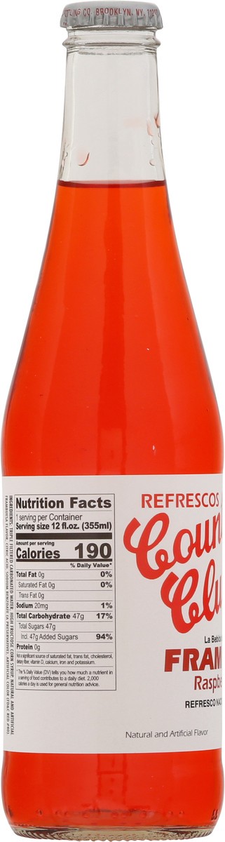 slide 4 of 13, Country Club Raspberry Soda - 12 fl oz, 12 fl oz