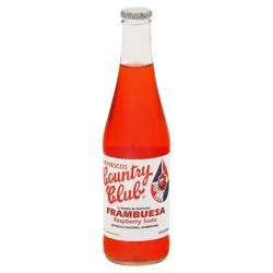 Country Club Raspberry Soda - 12 fl oz