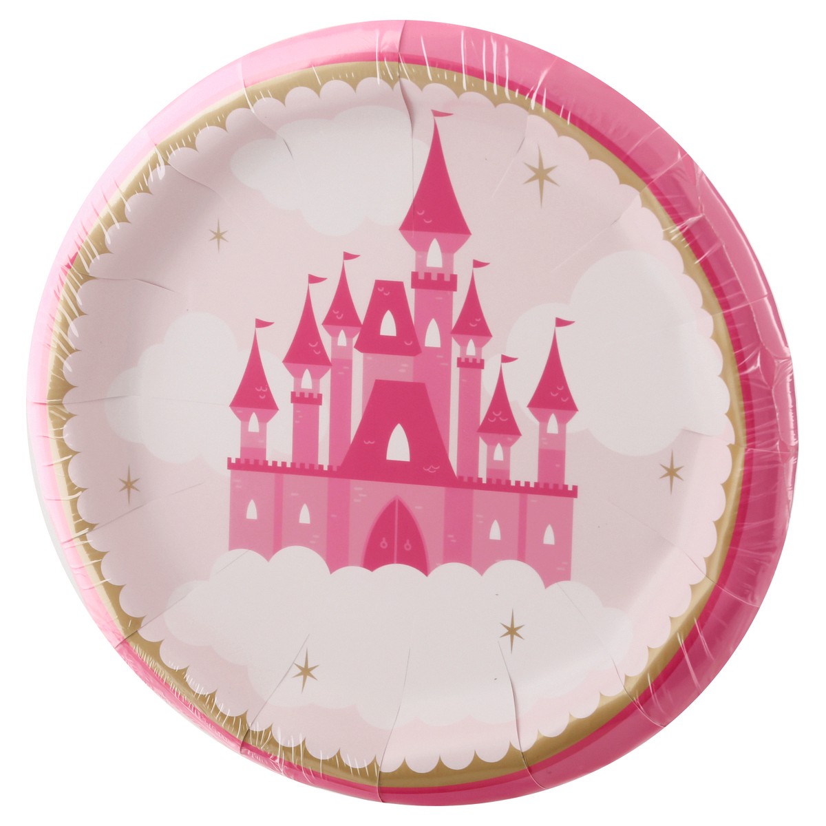 slide 2 of 11, Creative Converting Princess 9 Inch Round Plate, 8 ct