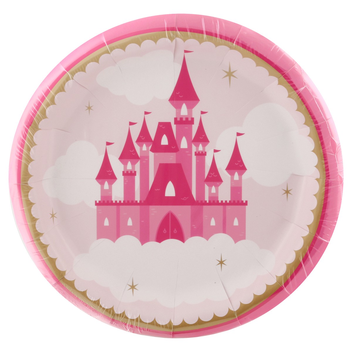 slide 5 of 11, Creative Converting Princess 9 Inch Round Plate, 8 ct