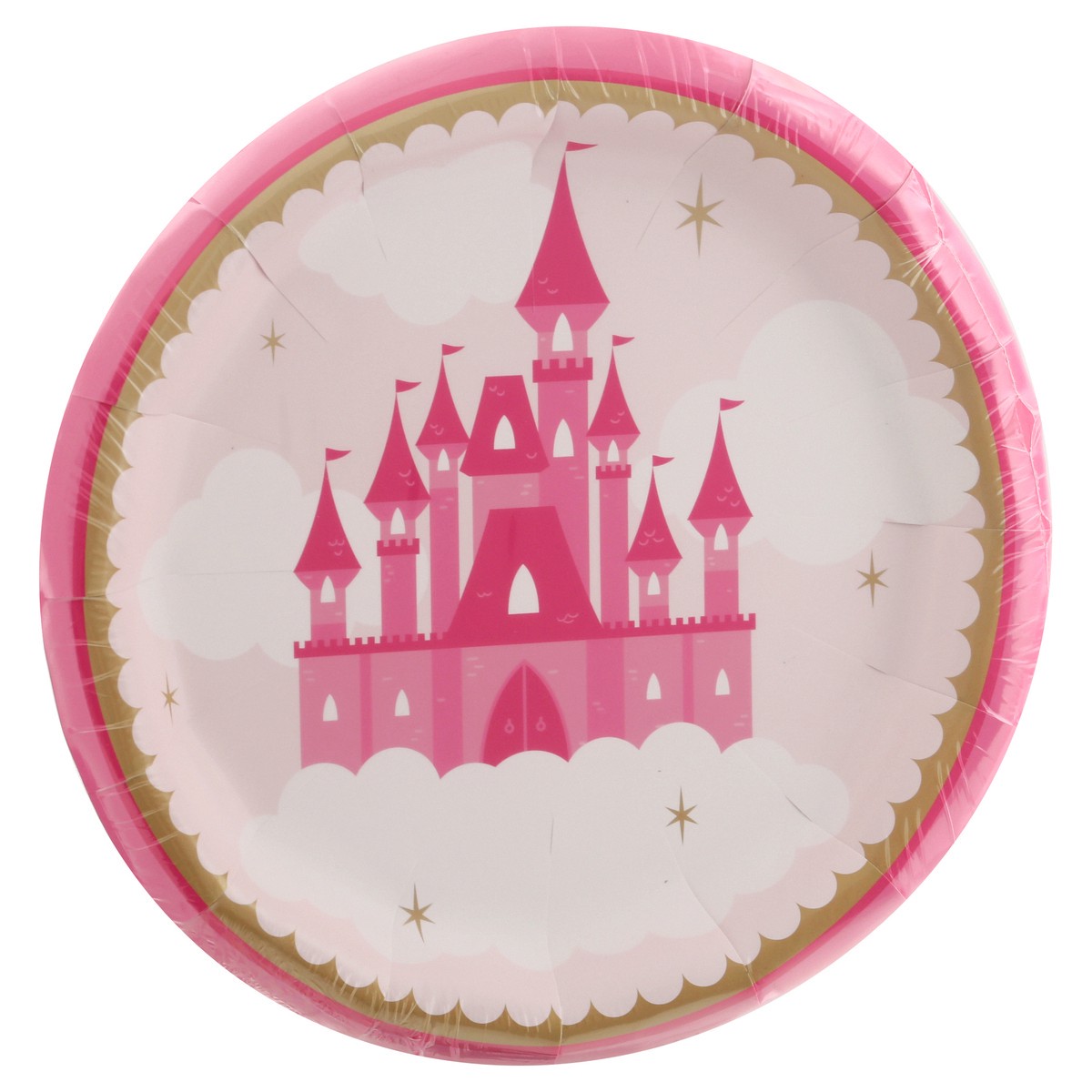 slide 7 of 11, Creative Converting Princess 9 Inch Round Plate, 8 ct