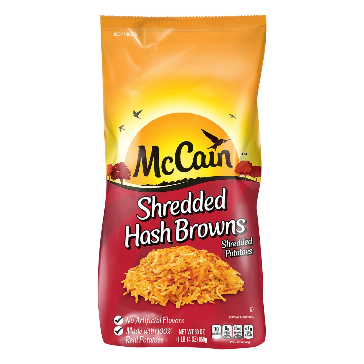 slide 1 of 7, McCain Shredded Hash Browns 30 oz, 30 oz