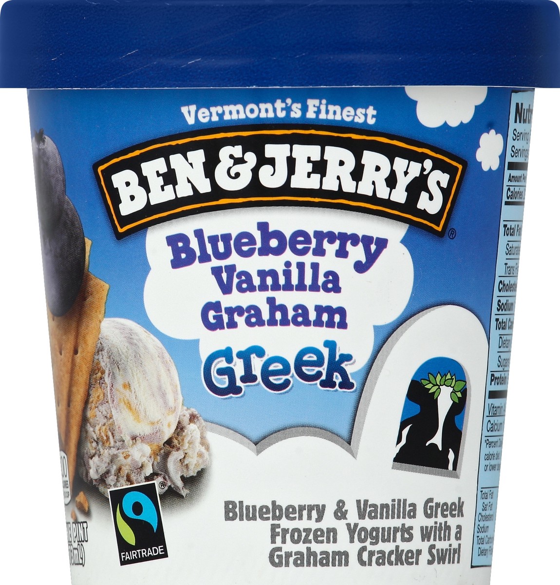 slide 1 of 3, Ben & Jerry's Frozen Yogurts 1 pt, 1 pint