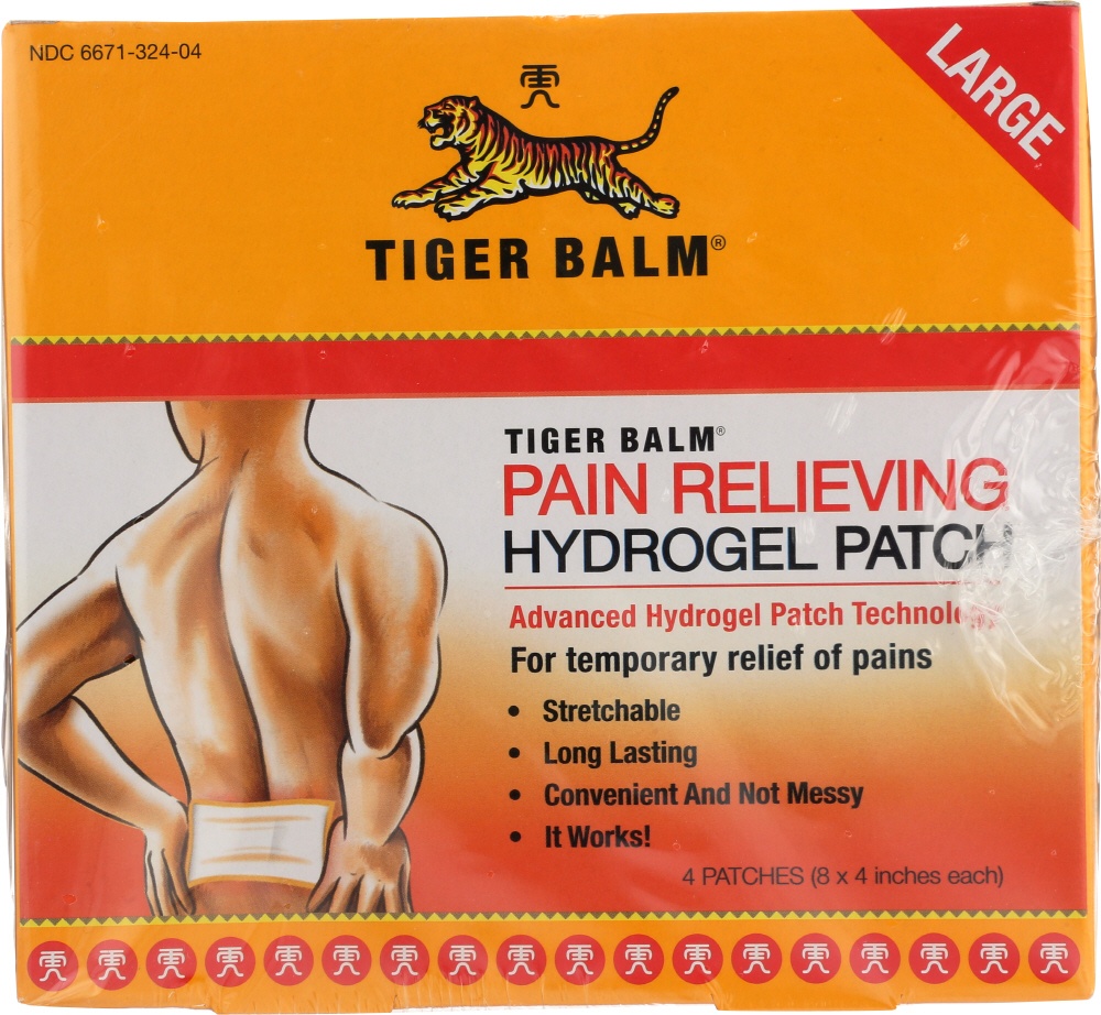 slide 1 of 1, Tiger Balm Pain Relieving Patches Large Case Of /Total,