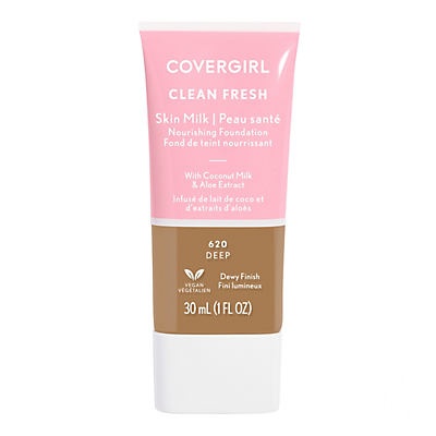 slide 1 of 1, Covergirl Clean Fresh Skin Milk Liquid Foundation 620 Deep, 1 oz