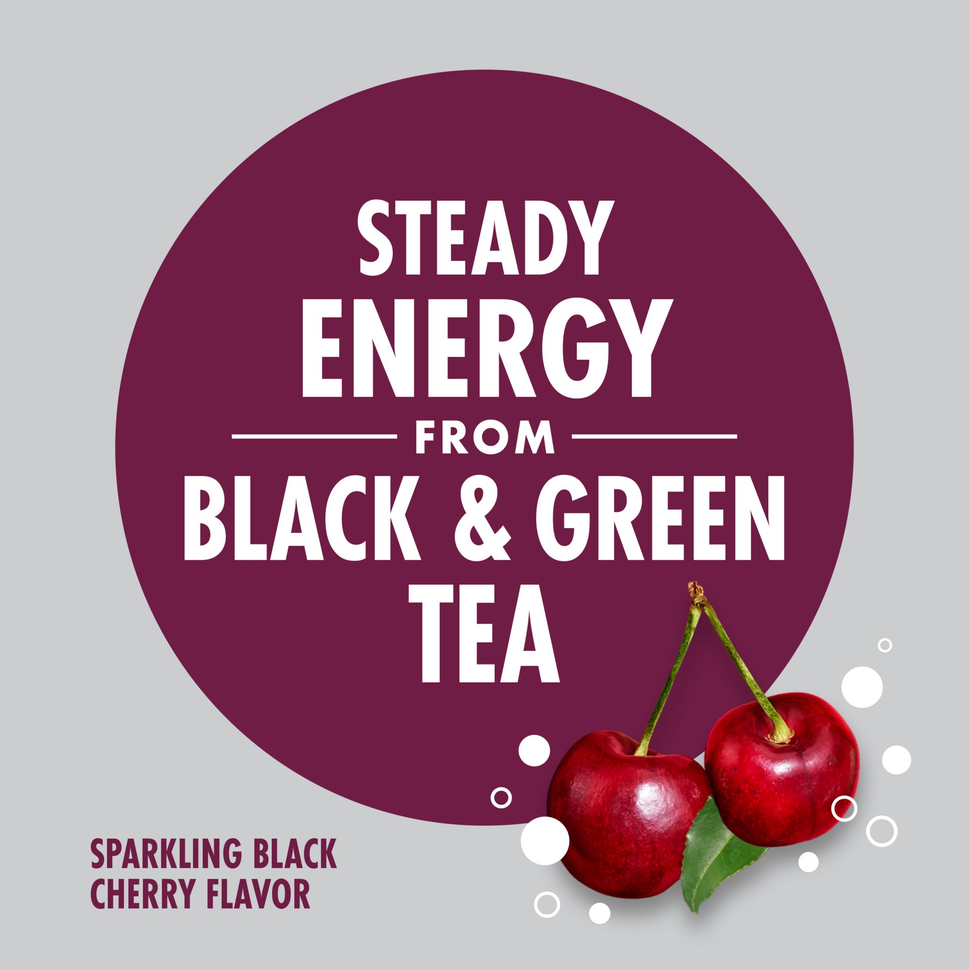 slide 4 of 9, V8 Sparkling Black Cherry Juice Energy Drink, 11.500 fl oz