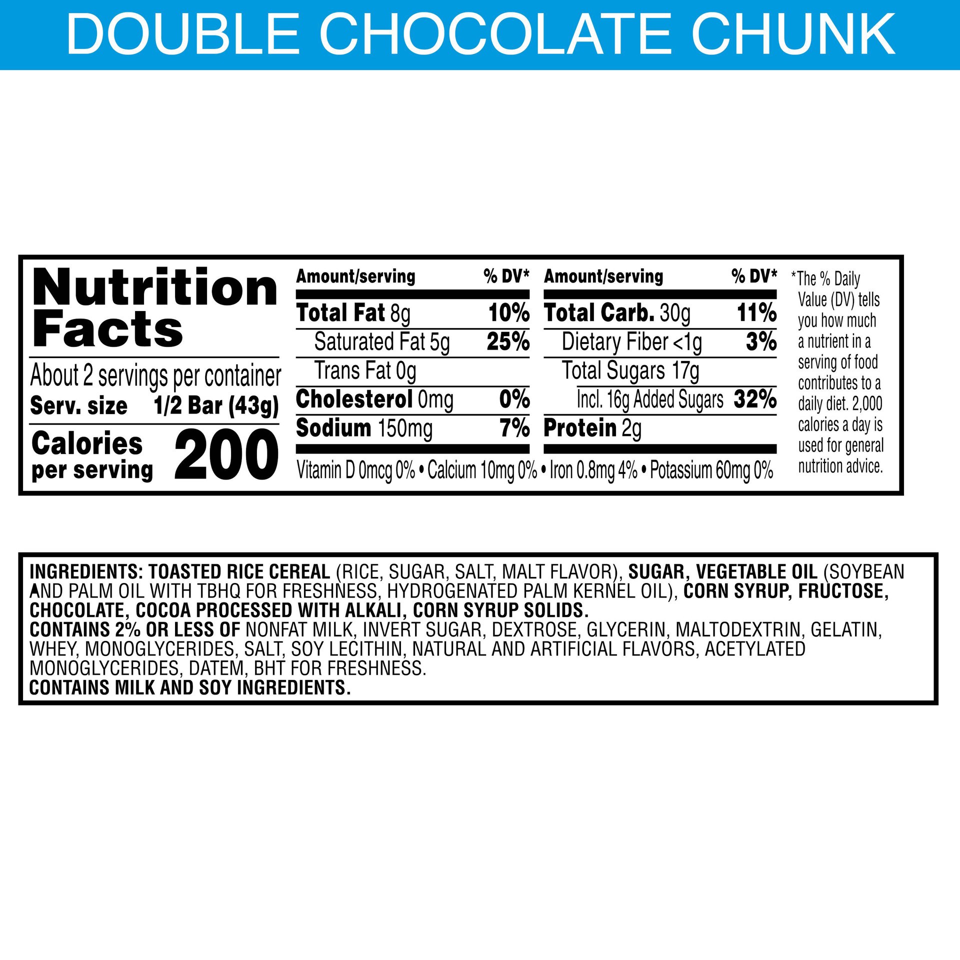 slide 3 of 5, Rice Krispies Treats Kellogg's Rice Krispies Treats Mega Bars Marshmallow Snack Bars, Double Chocolatey Chunk, 3 oz, 3 oz