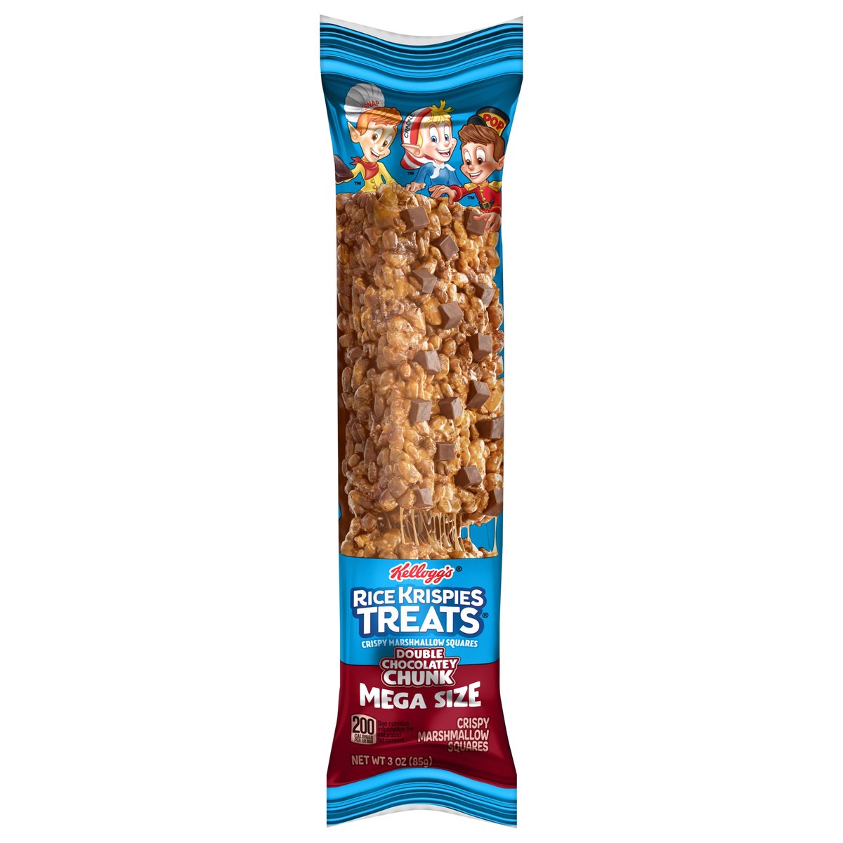 slide 1 of 5, Rice Krispies Treats Kellogg's Rice Krispies Treats Mega Bars Marshmallow Snack Bars, Double Chocolatey Chunk, 3 oz, 3 oz