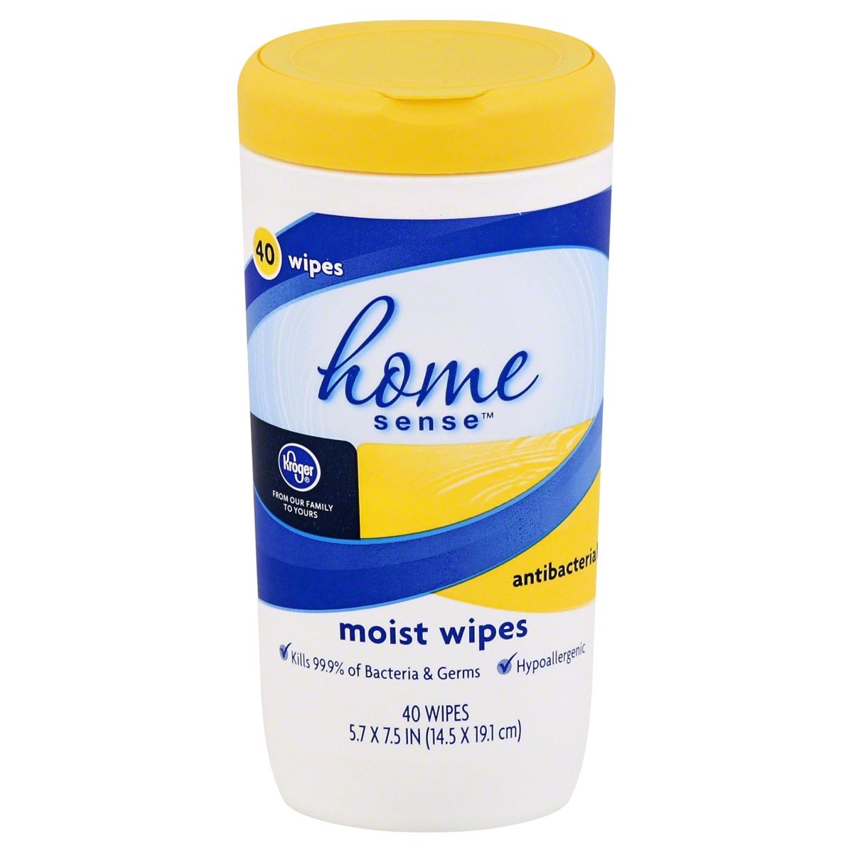 slide 1 of 2, Kroger Home Sense Anti Bacterial Wet Wipes, 40 ct