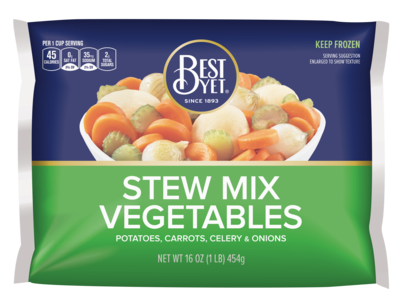 slide 1 of 1, Best Yet Vegetables Stew Mix Frozen, 16 oz