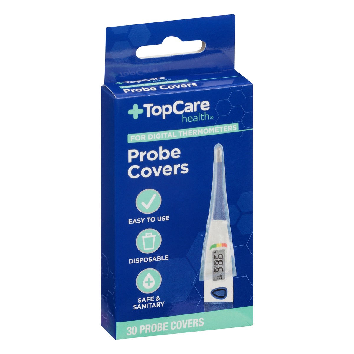slide 9 of 9, TopCare Health For Digital Thermometers Probe Covers 30 ea, 30 ct