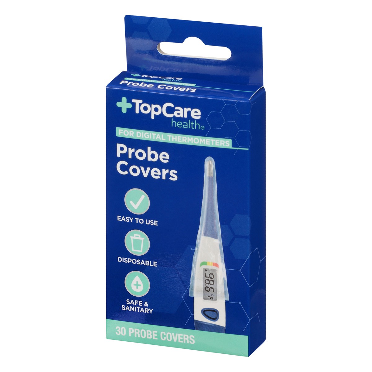 slide 7 of 9, TopCare Health For Digital Thermometers Probe Covers 30 ea, 30 ct