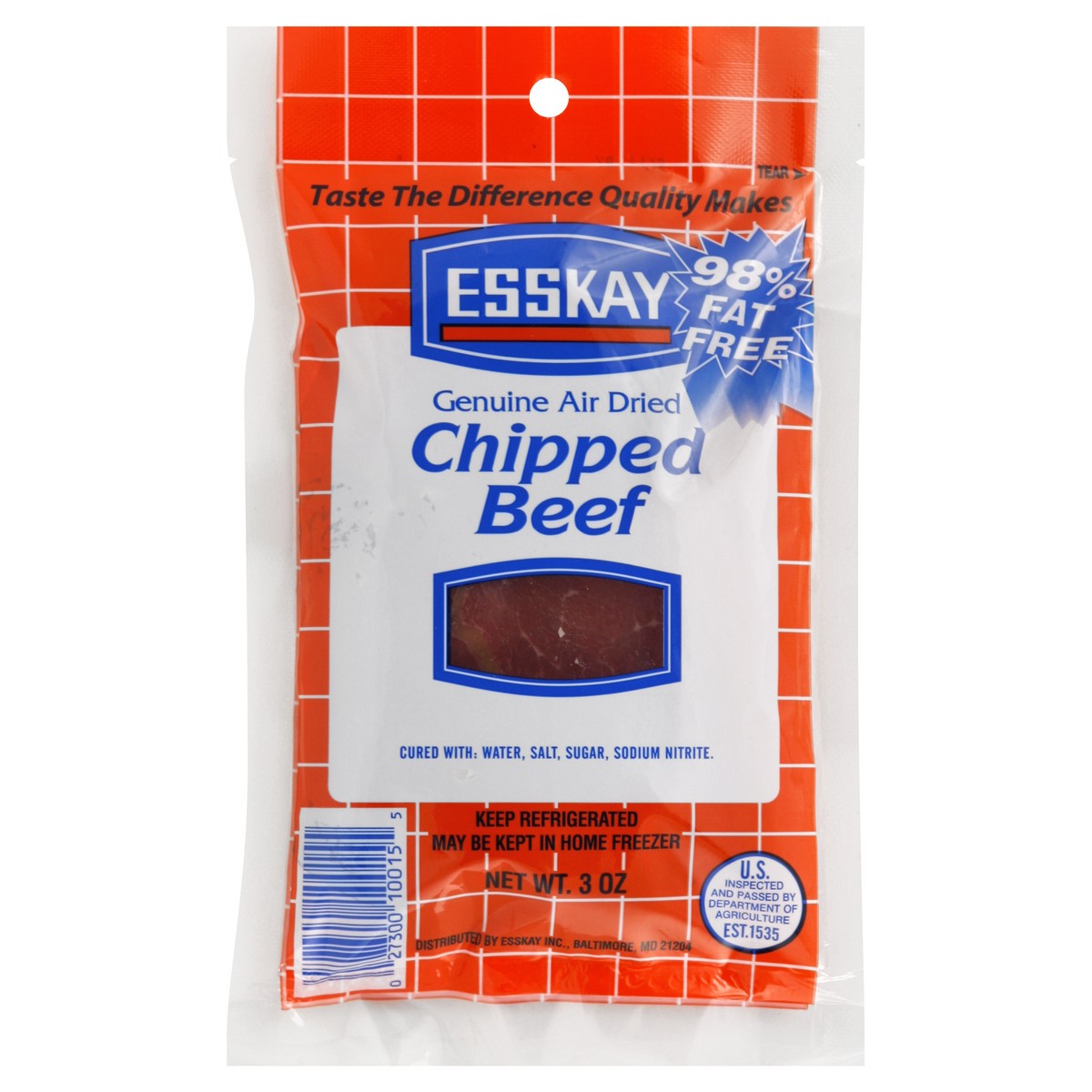 slide 3 of 3, Esskay Chipped Beef - 3 OZ, 3 oz