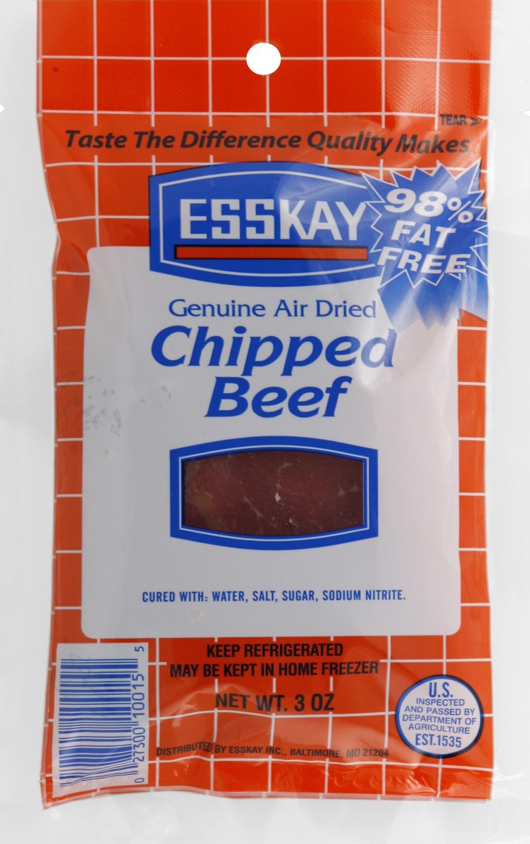 slide 1 of 3, Esskay Chipped Beef - 3 OZ, 3 oz