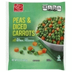 slide 1 of 1, Harris Teeter Peas & Diced Carrots, 12 oz