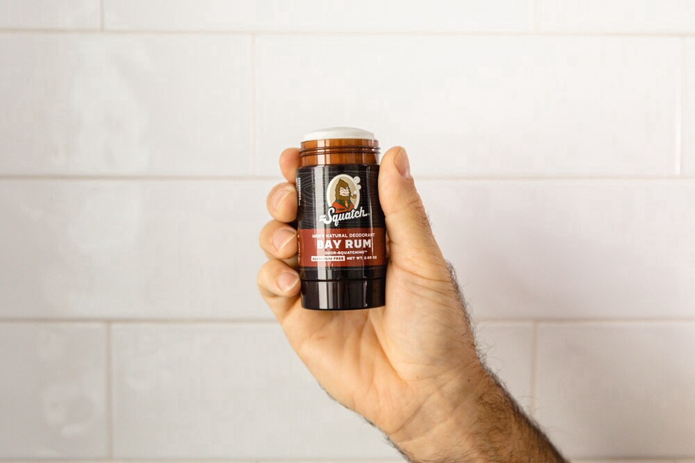 slide 2 of 4, Dr. Squatch Men's Natural Bay Rum Deodorant Stick Aluminum Free, 2.65 oz