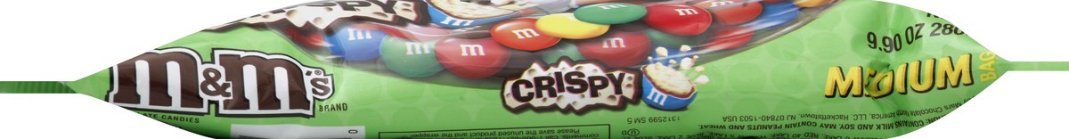 slide 4 of 5, M&M'S Crispy Chocolate Candy Bag, 9.9 oz, 9.9 oz