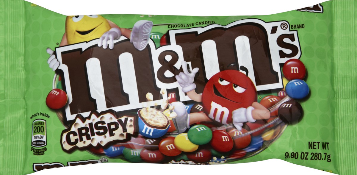 slide 5 of 5, M&M'S Crispy Chocolate Candy Bag, 9.9 oz, 9.9 oz