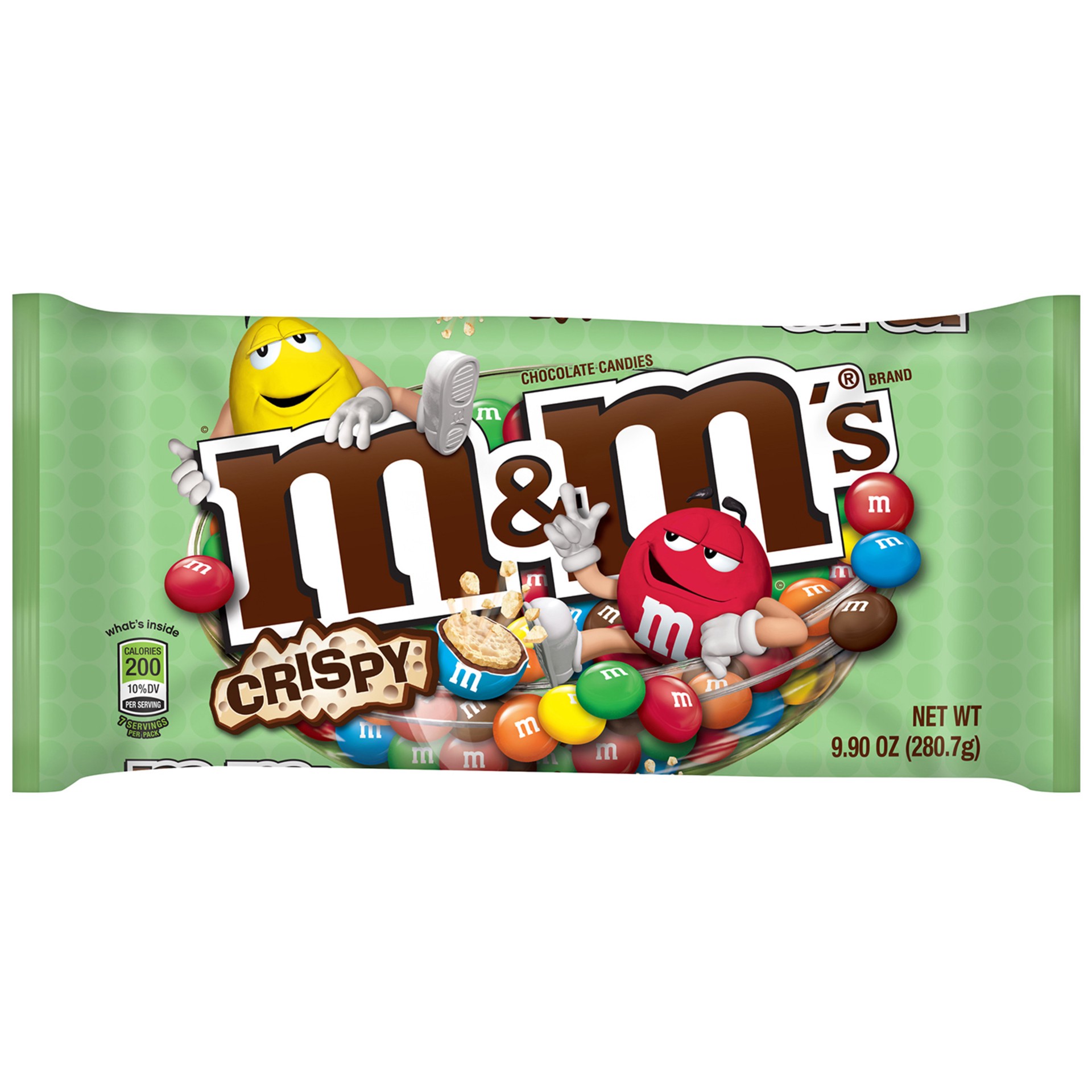 slide 1 of 5, M&M'S Crispy Chocolate Candy Bag, 9.9 oz, 9.9 oz