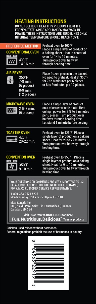 slide 4 of 12, Yummy Hot Buffalo Style Boneless Wyngz 48 oz, 48 oz