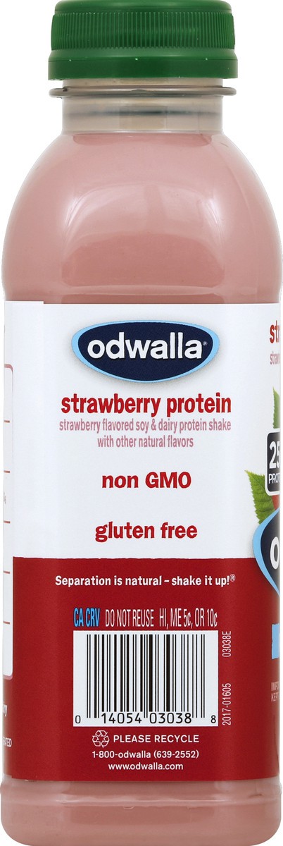 slide 3 of 4, Odwalla Strawberry Protein Shake, 15.2 fl oz
