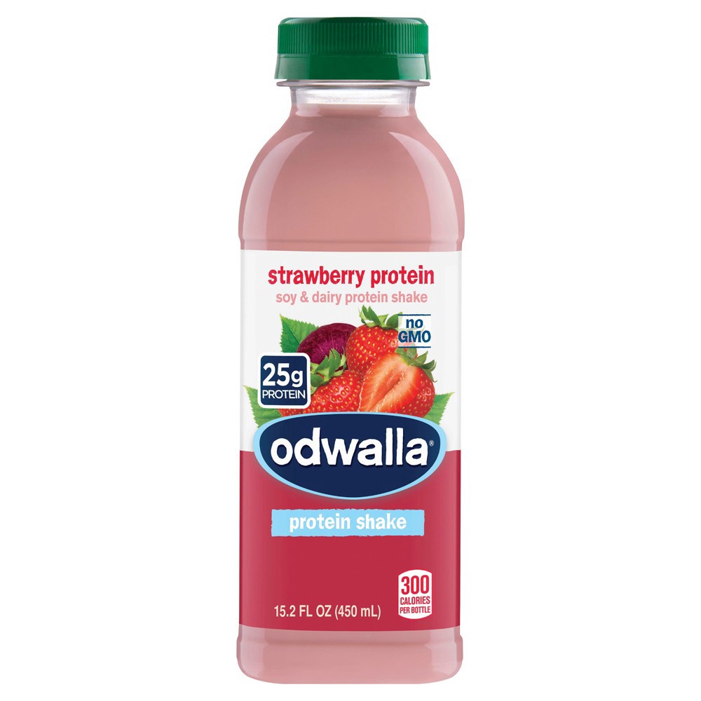 slide 1 of 4, Odwalla Strawberry Protein Shake, 15.2 fl oz