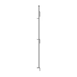 Large Grid Fence Latch Post - Black, 1 ct