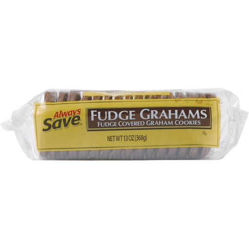 slide 1 of 1, Always Save Fudge Covered Graham Cookies, 13 oz