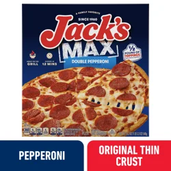 Jack's Max Thin Crust Double Pepperoni Frozen Pizza