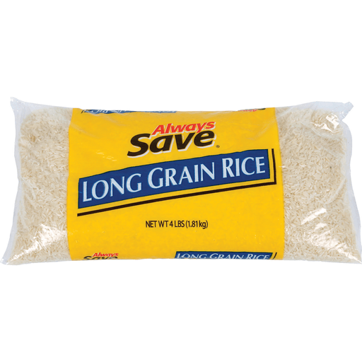 slide 1 of 1, Always Save Long Grain Rice, 64 oz