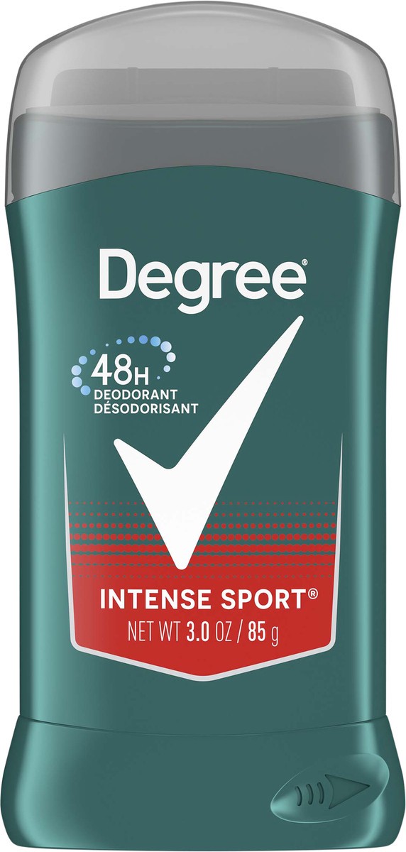 slide 3 of 3, Degree Deodorant Stick Intense Sport 48 Hour Protection, 3 oz, 1 ct