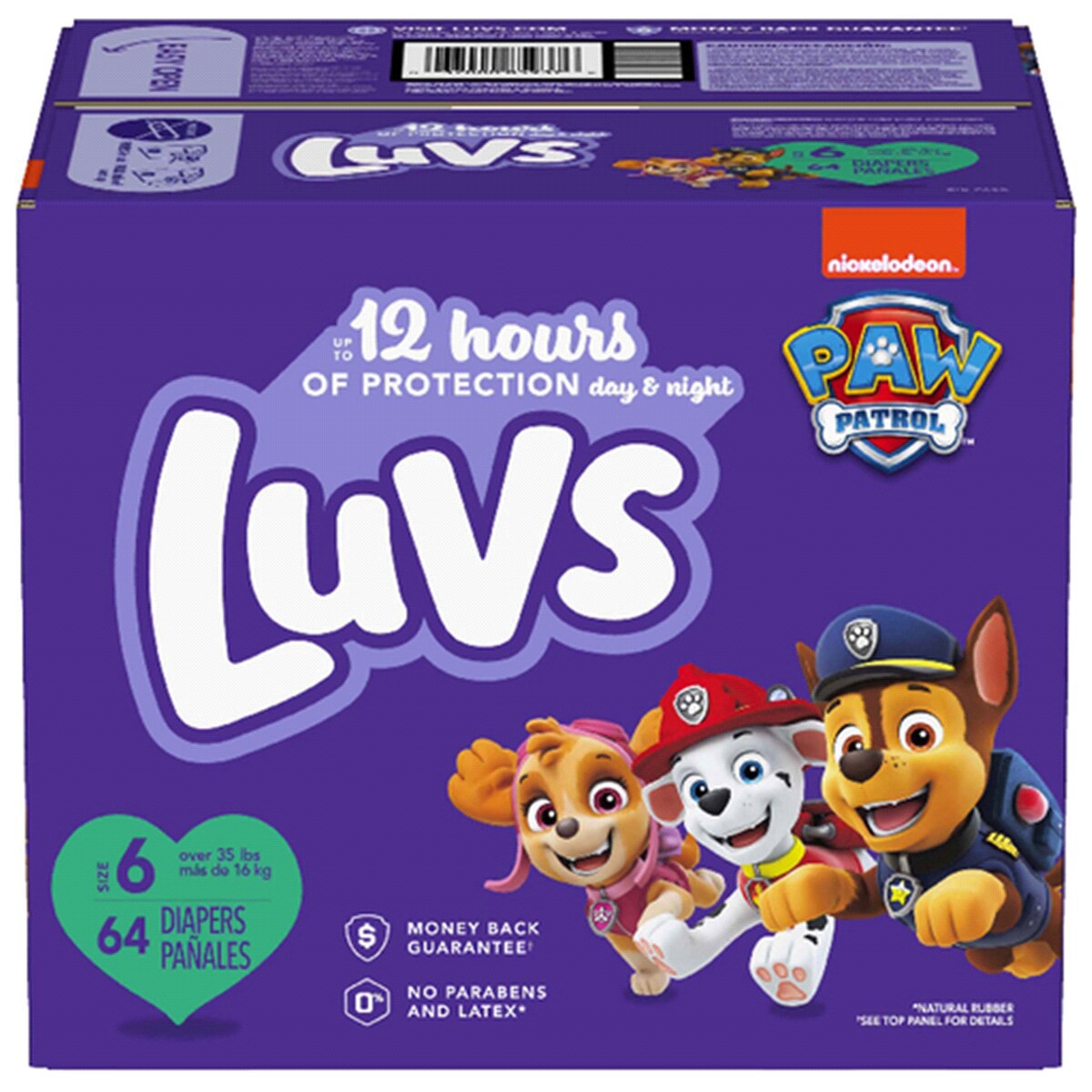 slide 1 of 1, Luvs Platinum Protection Baby Diapers, Size 6, 64 Count, 64 ct