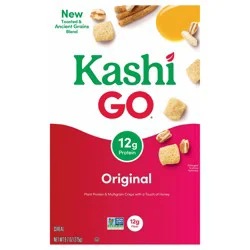 Kashi GO Breakfast Cereal, Fiber Cereal, Family Breakfast, Original, 9.7oz Box (1 Box)