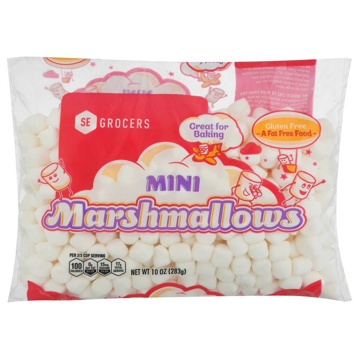 slide 1 of 1, SE Grocers Mini Marshmallow, 10 oz