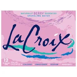 La Croix Berry Sparkling Water 12 - 12 fl oz Cans