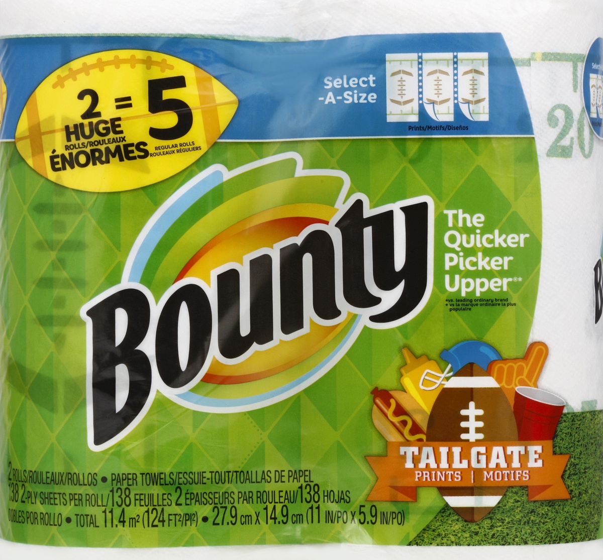 slide 4 of 4, Bounty Paper Towels, 2 ct