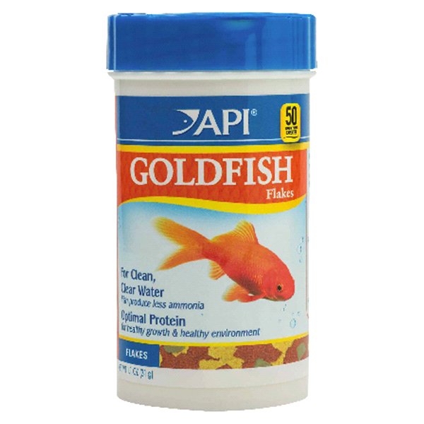 slide 1 of 1, API Goldfish Flakes Fish Food Container, 1.1 oz