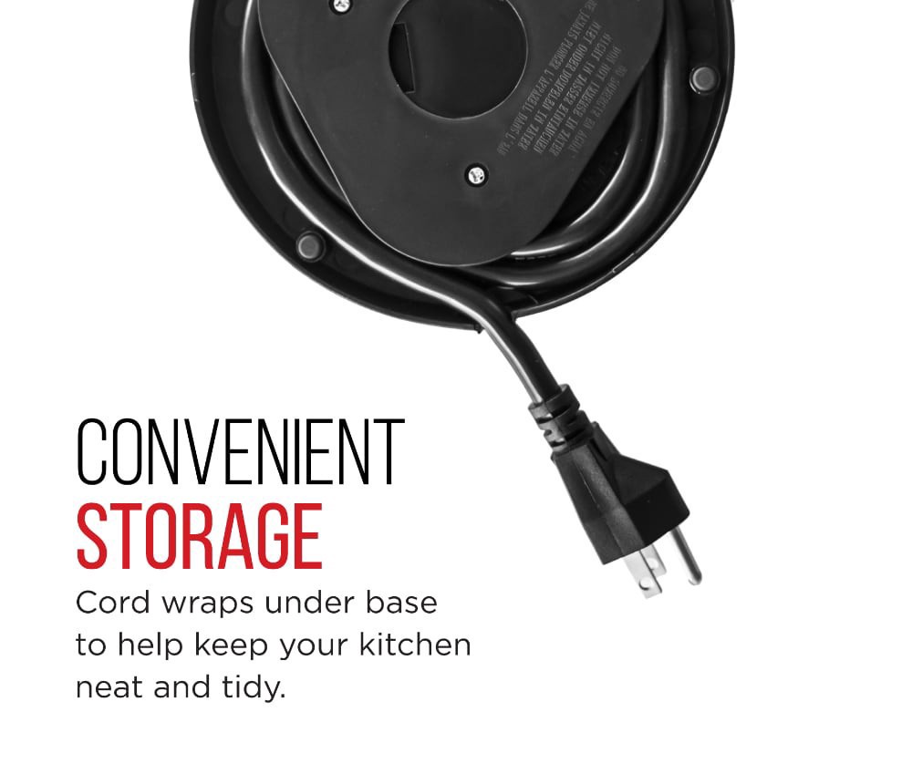 slide 2 of 6, Chefman Stainless Steel Kettle with Auto Shut Off, 1.7 liter